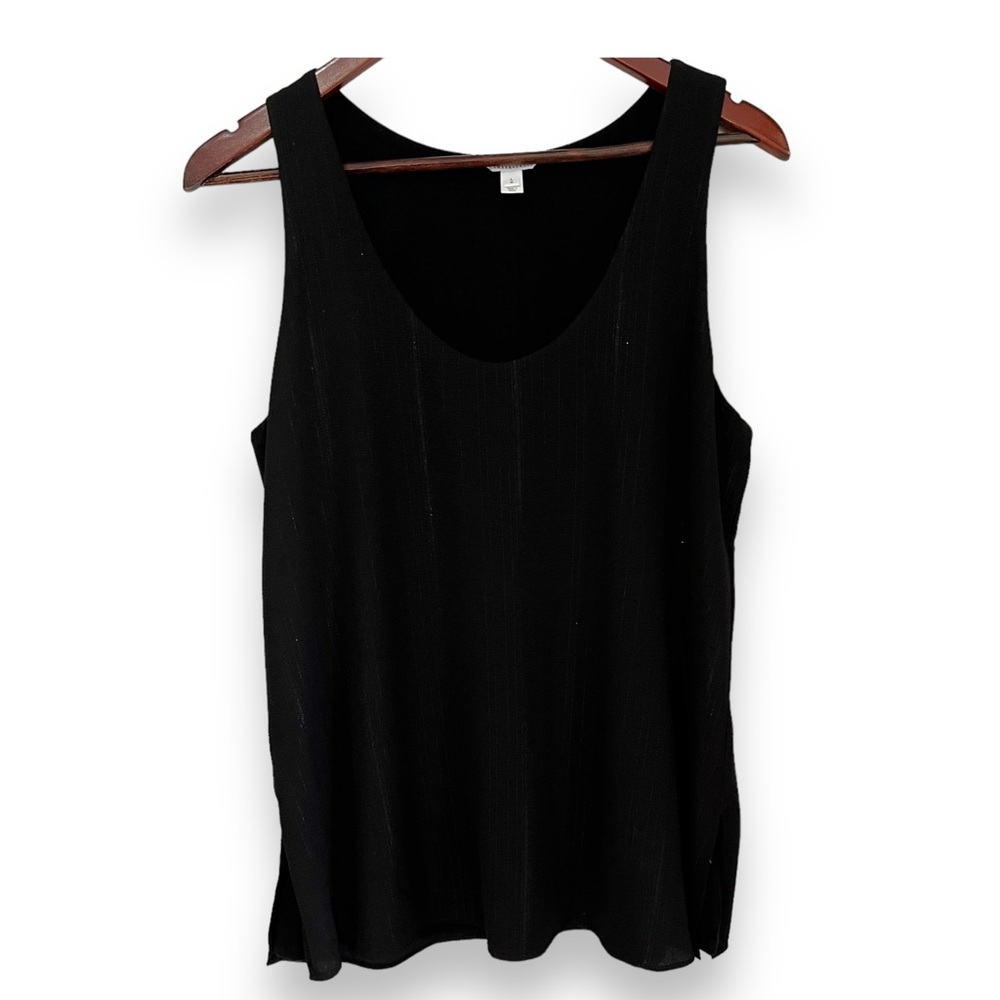 Camber and Grace black sleeveless top with lining size large